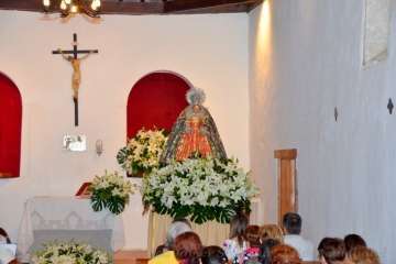 Misa y procesión de la Virgen de la Encarnación en La Herradura-Telde (Foto Francisco Javier Santana)